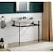 Anzzi 34.5 in. Console Sink in Matte Black with Carrara White Counter Top CS-FGC004-MB - alternate 4